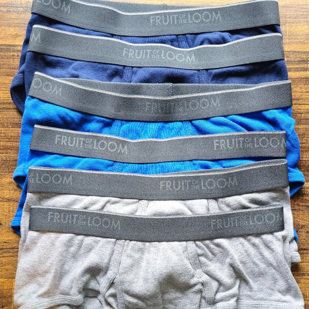 Men's Fashion Briefs, Assorted 6 Pack Medium